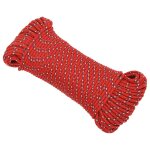 Vidaxl corde de bateau rouge 5 mm 100 m polypropyl�ne