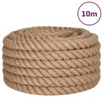 Vidaxl corde de jute 10 m de long 40 mm d'�paisseur