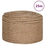 Vidaxl corde de jute 25 m de long 12 mm d'paisseur