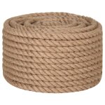 Vidaxl corde de jute 25 m de long 24 mm d'�paisseur