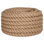 Vidaxl corde de jute 5 m de long 36 mm d'�paisseur