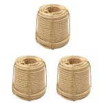 Vidaxl cordes en sisal 3 pcs 20 mm