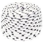 Vidaxl corde de travail blanc 10 mm 100 m polyester