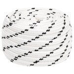 Vidaxl corde de travail blanc 18 mm 50 m polyester