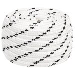 Vidaxl corde de travail blanc 20 mm 25 m polyester