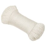 Vidaxl corde de travail blanc 6 mm 100 m polypropyl�ne