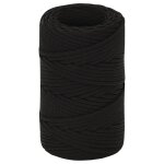 Vidaxl corde de travail noir 2 mm 100 m polyester