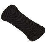 Vidaxl corde de travail noir 3 mm 100 m polyester Vidaxl corde de travail noir 3 mm 100 m polyester