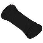 Vidaxl corde de travail noir 5 mm 25 m polyester