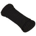 Vidaxl corde de travail noir 5 mm 250 m polyester