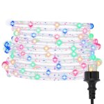 Vidaxl cordon lumineux avec 120 led multicolore 5 m pvc