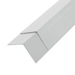 Vidaxl cornière de terrasse 5 pcs aluminium 170 cm argenté Vidaxl cornière de terrasse 5 pcs aluminium 170 cm argenté