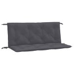 Vidaxl coussins de banc de jardin lot de 2 anthracite tissu oxford