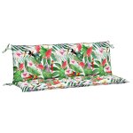 Vidaxl coussins de banc de jardin lot de 2 multicolore 150x50x7 cm