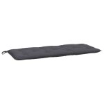 Vidaxl coussin de banc de jardin anthracite 120x50x7 cm tissu oxford