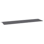 Vidaxl coussin de banc de jardin anthracite 200x50x4 cm tissu oxford