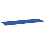 Vidaxl coussin de banc de jardin bleu royal 180x50x3 cm tissu oxford