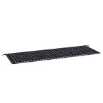 Vidaxl coussin de banc de jardin carreaux noir 150x50x4cm tissu oxford