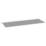 Vidaxl coussin de banc de jardin gris 150x50x4 cm tissu oxford