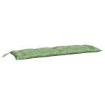 Vidaxl coussin de banc de jardin motif de feuilles 150x50x7 cm