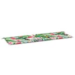 Vidaxl coussin de banc de jardin multicolore 150x50x3 cm tissu oxford