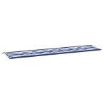 Vidaxl coussin de banc de jardin rayures bleues et blanches 200x50x4cm Vidaxl coussin de banc de jardin rayures bleues et blanches 200x50x4cm