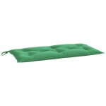 Vidaxl coussin de banc de jardin vert 100x50x7 cm tissu oxford