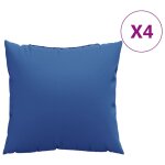 Vidaxl coussins de canapé 4 pcs bleu royal 50x50 cm tissu Vidaxl coussins de canapé 4 pcs bleu royal 50x50 cm tissu