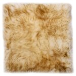 Vidaxl coussins de chaise lot de 2 m�lange de marron mouton v�ritable