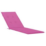 Vidaxl coussin de chaise longue rose tissu oxford