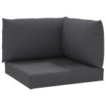 Vidaxl coussins de palette lot de 3 anthracite tissu oxford Vidaxl coussins de palette lot de 3 anthracite tissu oxford
