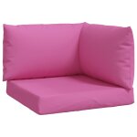 Vidaxl coussins de palette lot de 3 rose tissu oxford