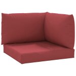 Vidaxl coussins de palette lot de 3 rouge bordeaux tissu oxford Vidaxl coussins de palette lot de 3 rouge bordeaux tissu oxford