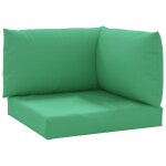 Vidaxl coussins de palette lot de 3 vert tissu oxford