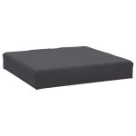 Vidaxl coussin de palette anthracite 60x60x6 cm tissu oxford