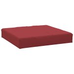Vidaxl coussin de palette rouge bordeaux tissu oxford