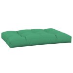 Vidaxl coussin de palette vert 120x80x12 cm tissu