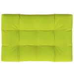 Vidaxl coussin de palette vert vif 120x80x12 cm tissu