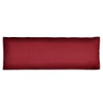 Vidaxl coussin rembourr� de dossier bordeaux 120 x 40 x 10 cm
