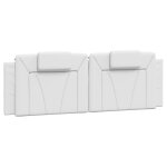 Vidaxl coussin de tête de lit blanc 160 cm similicuir Vidaxl coussin de tête de lit blanc 160 cm similicuir