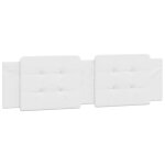 Vidaxl coussin de tte de lit blanc 180 cm similicuir