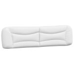 Vidaxl coussin de tête de lit hvar blanc 200 cm similicuir Vidaxl coussin de tête de lit hvar blanc 200 cm similicuir