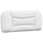 Vidaxl coussin de t�te de lit hvar blanc 80 cm similicuir
