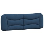 Vidaxl coussin de tête de lit hvar bleu 160 cm tissu Vidaxl coussin de tête de lit hvar bleu 160 cm tissu