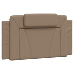 Vidaxl coussin de t�te de lit viana cappuccino 100 cm similicuir