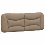 Vidaxl coussin de tête de lit hvar cappuccino 140 cm similicuir Vidaxl coussin de tête de lit hvar cappuccino 140 cm similicuir