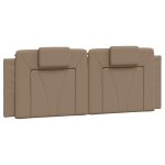 Vidaxl coussin de tête de lit cappuccino 140 cm similicuir Vidaxl coussin de tête de lit cappuccino 140 cm similicuir
