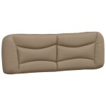 Vidaxl coussin de tête de lit cappuccino 160 cm similicuir Vidaxl coussin de tête de lit cappuccino 160 cm similicuir