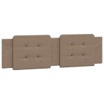 Vidaxl coussin de t�te de lit zadar cappuccino 180 cm similicuir