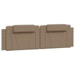 Vidaxl coussin de t�te de lit viana cappuccino 180 cm similicuir